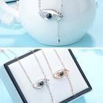 3.9 gram 0.48X0.84in Angel Eyes Necklace Custom Light Projection Necklace ODM