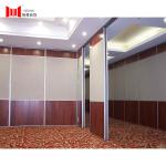 Acoustic Foldable Modular Partition Wall Wood Aluminum Frame