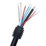 Galvanized Steel Wire Messenger Construction PVC Jacket Coaxial Cable for