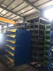 Wholesale 8000KG Stationary Hydraulic Integrated Loading Dock Leveler Anti Skid Checkered Plate from china suppliers
