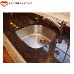 China Brown Granite Stone Table Beautiful Tan , Brown Granite Countertops on sale