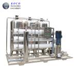 Stainless Steel RO Water Treatment Equipment Bright Silver High Efficiency
