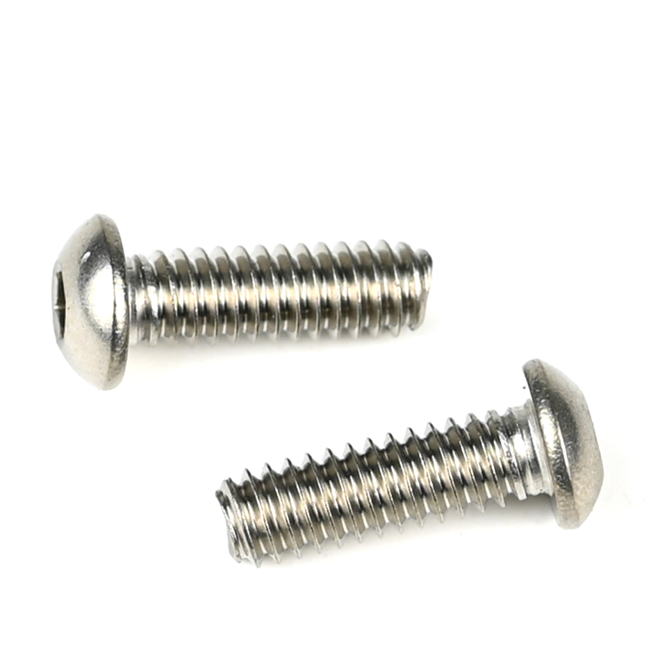 Stainless Steel 304 Button Head Allen Tamper Resistant Hex Full Thread Machine Screws