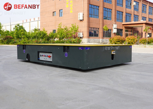 PU Wheel Battery Power Electric Transfer trolley 40 Tons