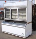 Auto Defrost Commercial Display Freezer Combined Bottom Sliding Door Plug - In