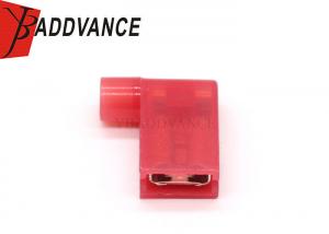 China FLDNY1.25-250 Female Quick Disconnects Insulated Crimp Disconnectors Red Flag Terminal on sale
