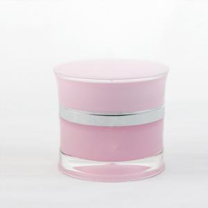 Wholesale 15G Irregular Fancy Pink Cosmetic Cream Plastic Jar Acrylic Packaging from china suppliers