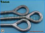 Carbon steel HDG oval eye bolt