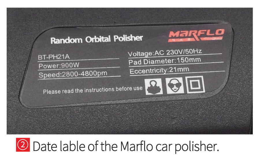 AC 220V Sponge Pad Automotive Buffer Polisher For Car Detailing