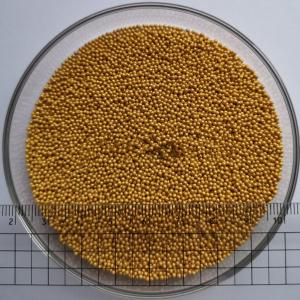Wholesale Round Spheres Gold Pearlet Cosmetics Raw Materials Odorless from china suppliers
