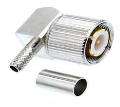 1.6/5.6 Right angle Plug crimp type connector male straight 75ohm for BT3002