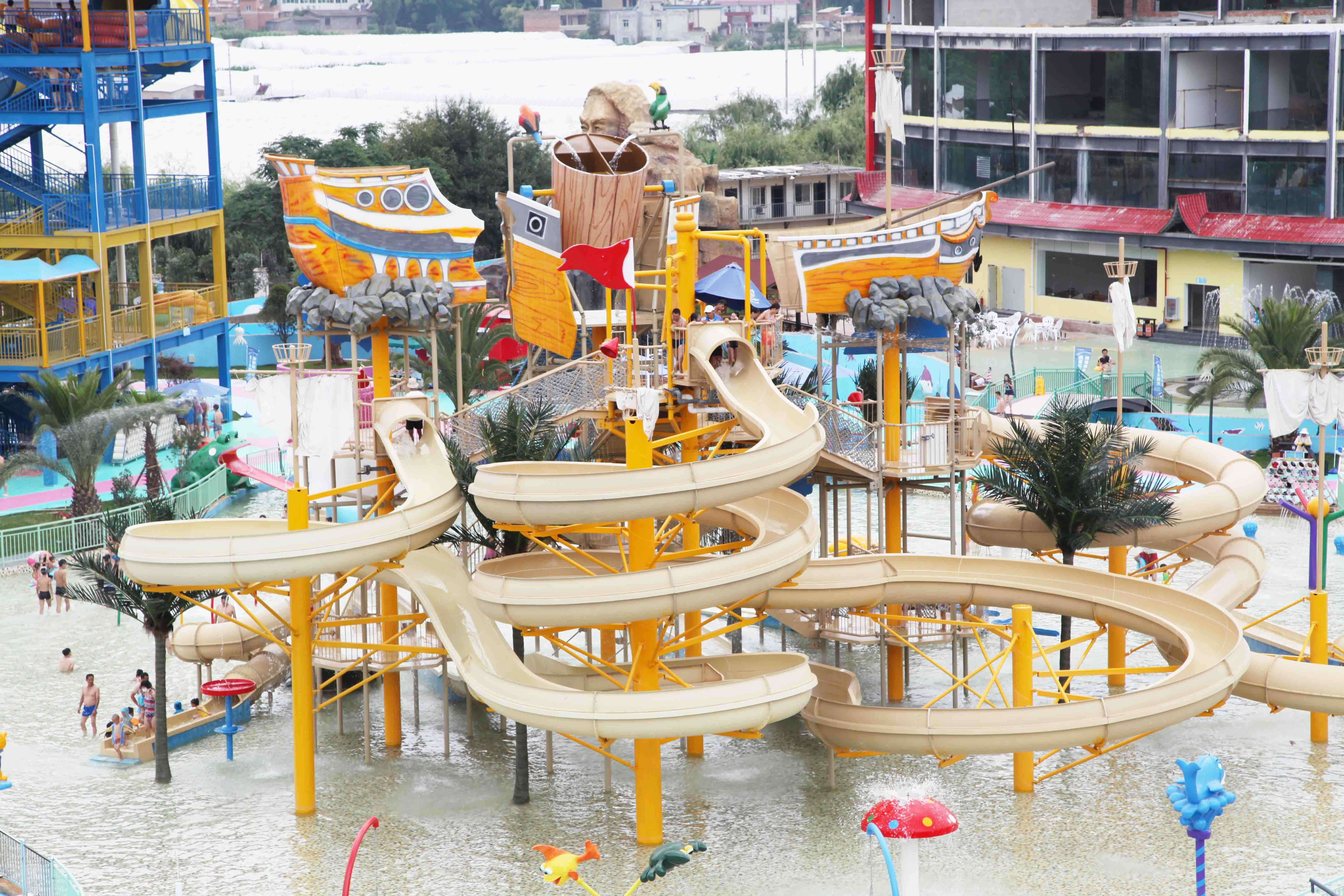 Gigantic Water House Aqua Playground Water Park Amusement Park Equipment