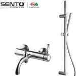 Hotel bathroom sliding shower set