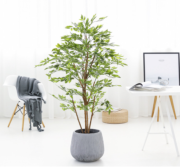 Simulated Fake Potted Tree Ficus Landing Plant Home Furnishings Decoration