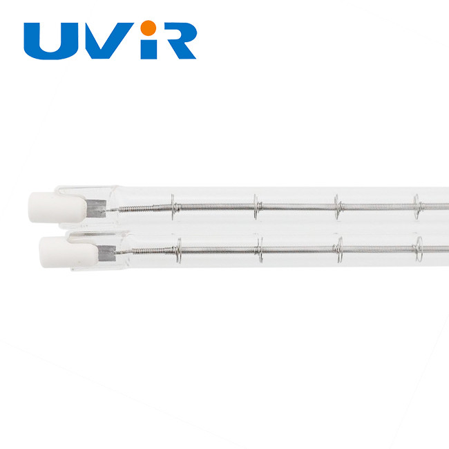 Glass Tube Infrared Heaters Transparent R7S Base For Painting Drying