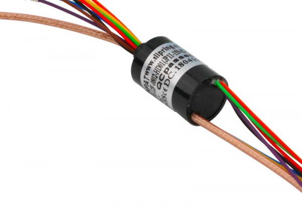 Quality Miniature Capsule HD Rotary Joint Slip Ring Transferring HD Video Signal for sale