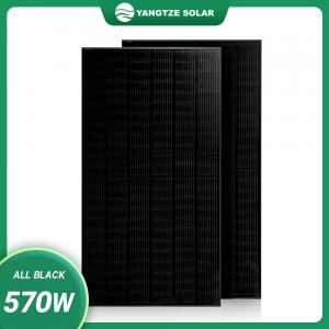 Wholesale 10BB Solar Panel Mono 570W Full Black Mono-Facial Solar Panels For Roof from china suppliers