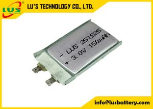 Wholesale CP251525 High Rate Battery 3.0v 150mah Limno2 Pouch Cell PTC Safety For Card Applications from china suppliers