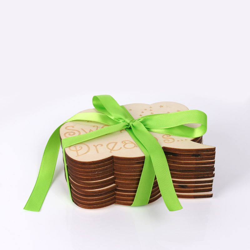 Cloud shaped Baby Monthly Milestone Cards Wooden Printed Milestone Discs for Baby Newborn Gifts-customized design accept