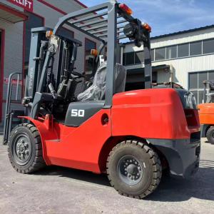 Wholesale 5 ton Diesel Forklift Truck with Japan ISUZU Engine Fork Positioner Side Shifter Euro5/EPA from china suppliers