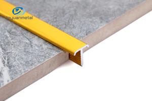 Wholesale Rustproof Aluminum T Extrusion Profiles Oxidation Resistance 160Mpa Tensile Bright Gold from china suppliers