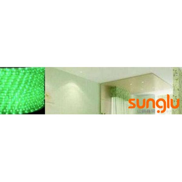 High Bright Waterproof Led Rope Lights AC110V 3528 60D Green LED Ribbon Tape