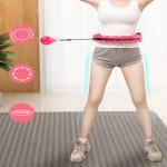 ABS 24 Knots Fitness Smart Hula Hoop , 24 Section Weighted Hula Hoop 1.3kg