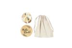 Wooden Baby Monthly Milestone Discs Double Sided Discs Round shaped - Includes