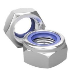 Wholesale Din985 Round Head Nut Nylon Lock Nut Corrosion Resistance For Automotive from china suppliers