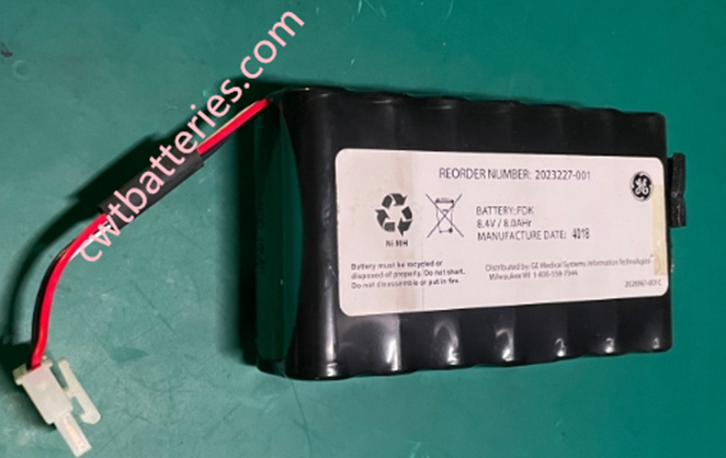 GE 2023227-001 8.4V 8AH Battery In Good Working For DASH 2500/1800 Monitor