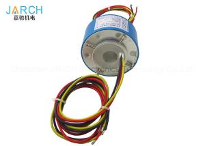 Wholesale Aluminium 300RPM Electrical Contacts Of Through Bore Slip Ring 2 ~ 36 Circuits OD 25.4mm slip ring unit from china suppliers