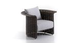 Outdoor Patio Garden Furniture Rattan Weaving Sofa Set with Water-Resistant