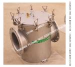 STRAIGHT-THROUGH STAINLESS STEEL SEA WATER FILTER FOR BILGE FIRE PUMP IMPORTED