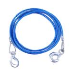 Resistance Corrosion Wire Rope Lanyard Double Loop 2 Carabiner Wire Cables