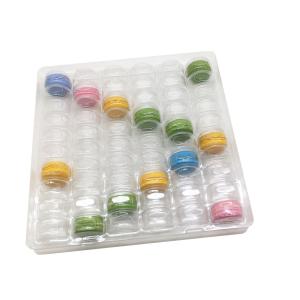 Wholesale Transparent Plastic Macaron Packaging Blister 6 X 10 Arrangement 60 Cells Macaron Packaging Tray from china suppliers