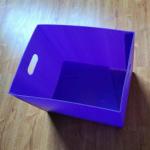 Anti Static Corrugated Plastic Crate Bin Lightweight Shakeproof Plastic Shipping