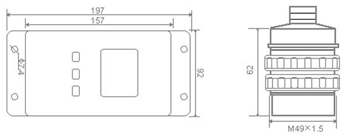 Open Channel Ultrasonic Flow Meters Split Type For Waste Water Treatment ISO9001 / ISO14001