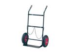 AC20A Two Cylinders Powder Coated Steel Trolley Steel Bottle Trolley Load