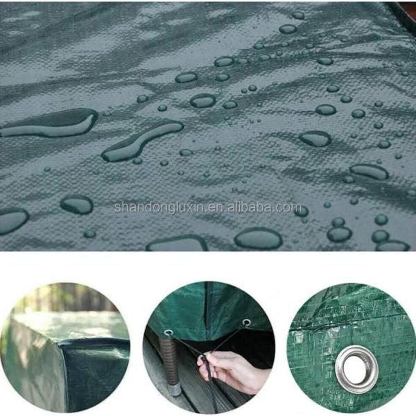 Double Faced LDPE Coating Tarpaulin Roll Waterproof Tarpaulin for Trucking