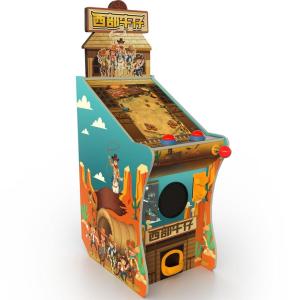 Wholesale West Cowboy Kids Pinball Game Machine With Wood Cabinet Material from china suppliers
