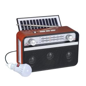 Wholesale Portable Rechargeable Emergency Solar Radio Retro Radio SW AM FM 3 Multi Band Radio from china suppliers