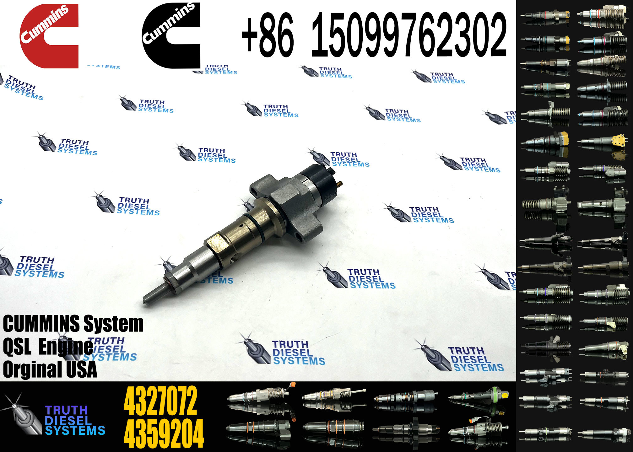 Diesel Engine Fuel Injector Diesel Engine Fuel Injector 2897414 4928421 4921827 4327072 For Cum-m4928421 4921827 4327072