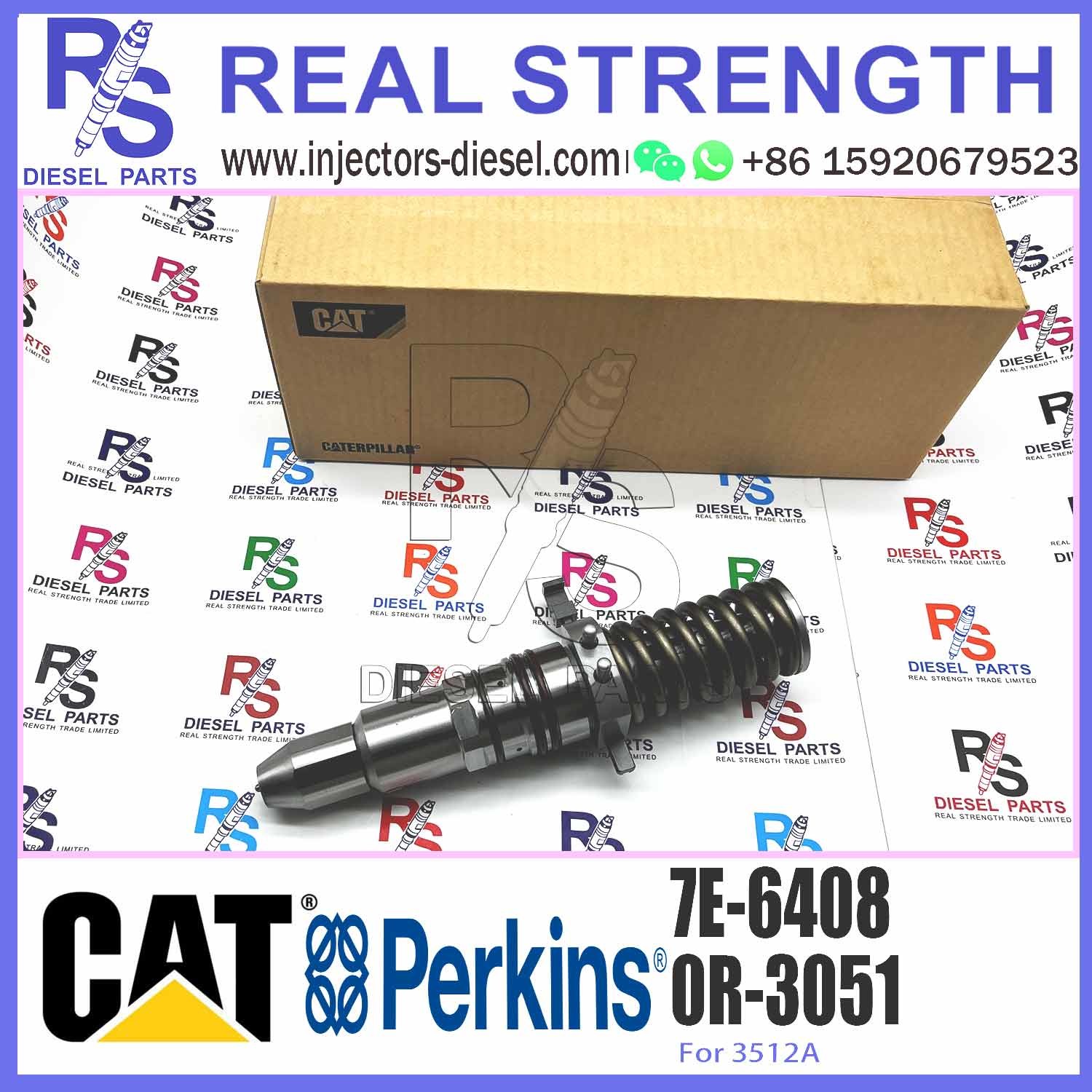 3512 7E-6408 For CAT 3512 With Injector Nozzles Diesel Injectors And Diesel Common Rail Fuel Injector