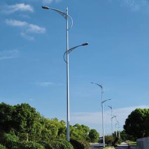 Wholesale Customizable Street Light Pole Design with Hot-Dip Galvanized Steel Material from china suppliers