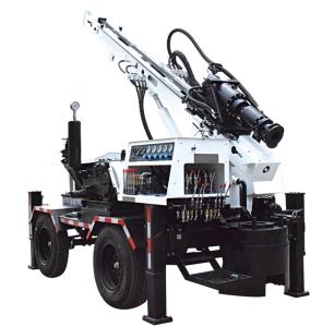 Wholesale Four Wheel 150m Portable Water Well Borehole Drilling Rig from china suppliers