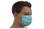 3 Ply Blue Adult Face Mask Shield Nonwoven Clean Surgery Use Eco Friendly