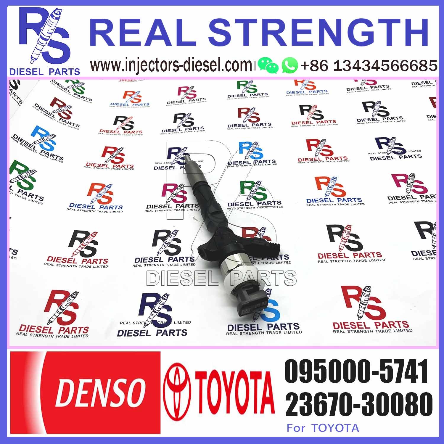 Hot 2KD-FTV Diesel Fuel Injector 23670-30310 DENSO 9709500-780 095000-7800 For DENSO TOYOTA HILUX 2.5L