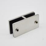 Stainless steel Glass connector 180 degree RS2310, 80X40mm, thickness 5mm, SS304