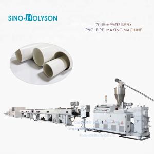 Wholesale Counter Rotating Conical Twin Screw Plastic PVC Pipe Extruder 380V 50HZ 3Ph from china suppliers