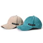 OEM ODM Corduroy Flexfit Baseball Caps 56cm 58cm 100% Cotton